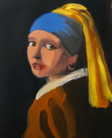 Vermeer Copy Initial Color Lay in