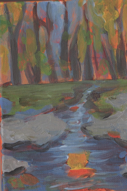 This is a painting of Catoctin State Park in Thurmont, MD.
