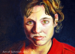 Self-Portrait, oil on Canvas, 2006.